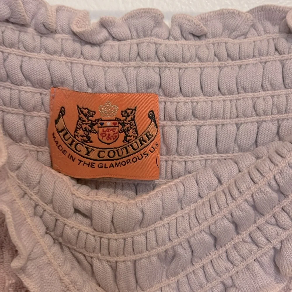 Juicy Couture smocked terry strapless dress - Pink lilac color 💗🪻 - Picture 3 of 5